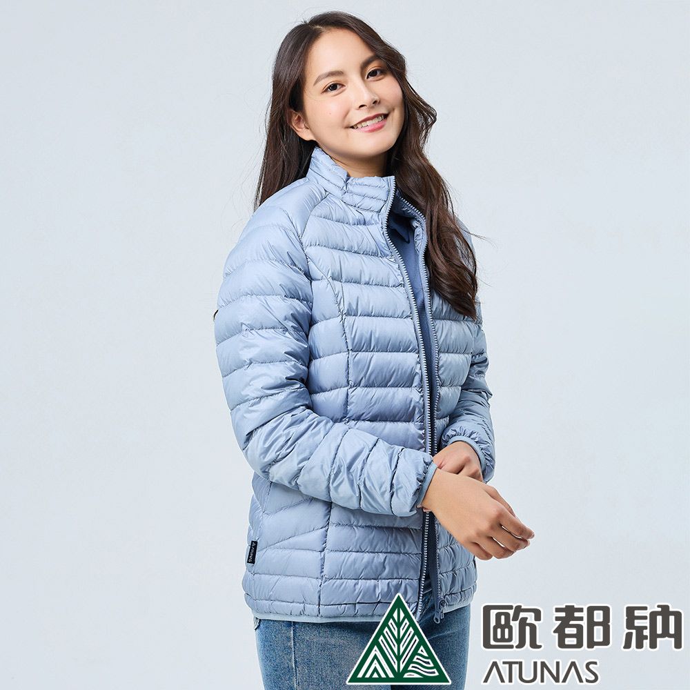 ATUNAS 歐都納 女款樂遊休閒GORE-TEX 2L兩件式外套(A1GT2204W 靛藍/羽絨內衫/防水/防風)