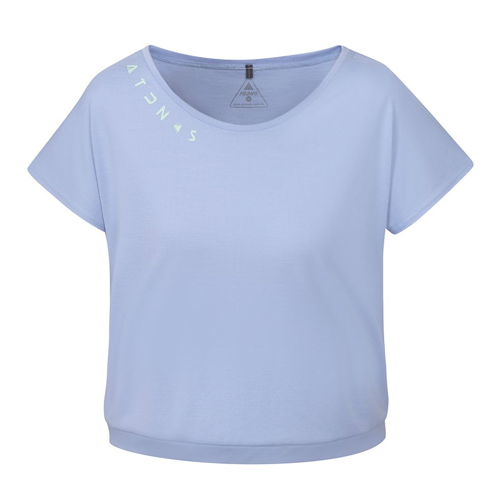 ATUNAS 歐都納】女款ATUNAS-TEX短袖T恤(A2TS2408W 淺紫/防曬/快乾/吸濕 
