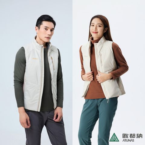 【ATUNAS 歐都納】男女款MORE MORE HOT石墨烯纖維背心A1VE2207M/A1VE2208W