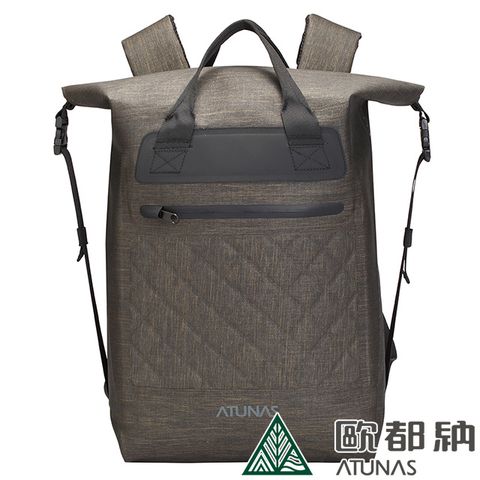 ATUNAS 歐都納 潮流防水多功能後背包15L(A1BPAA10N黑金/機車族/戶外防水)