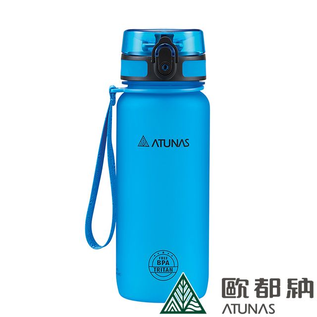 ATUNAS 歐都納 戶外玩咖運動水瓶650ML(A1KTBB04N 藍/TRITAN/輕量/防漏/便攜/不易碎)