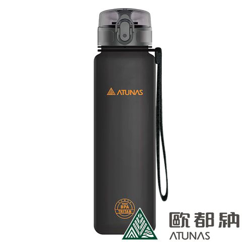 ATUNAS 歐都納 戶外玩咖運動水瓶1000ML (A1KTBB05N 黑/TRITAN/輕量/防漏/便攜/不易碎)