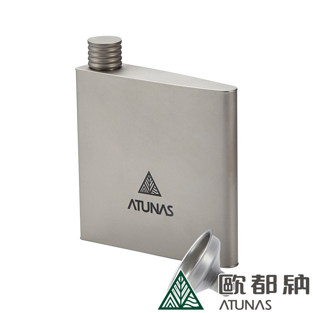 ATUNAS 歐都納 雲遊四海純鈦隨身酒壺160ML (A2KTEE02N 輕量/環保無毒/露營野餐)