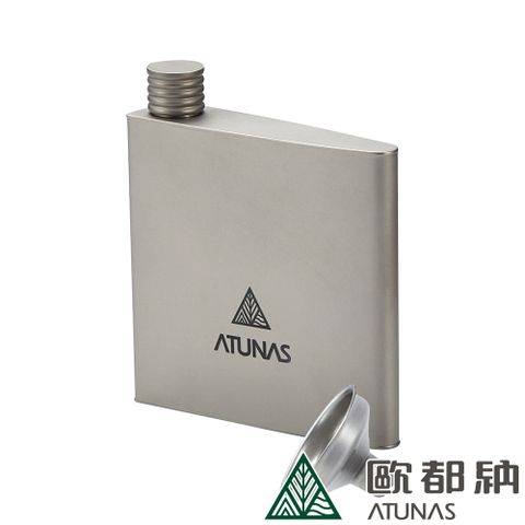 ATUNAS 歐都納 雲遊四海純鈦隨身酒壺160ML (A2KTEE02N 輕量/環保無毒/露營野餐)