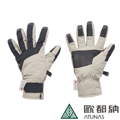 【ATUNAS 歐都納】GORE-TEX防水保暖手套 (A2AGEE02N 黑/防風/防水/保暖)
