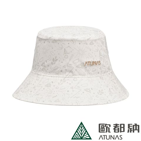 【ATUNAS 歐都納】漁夫帽 (A8AH2401N 白/防曬/抗UV/透氣/登山/旅遊)