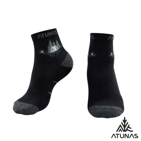 【ATUNAS 歐都納】步步輕心減壓襪A1ASGZ01N黑