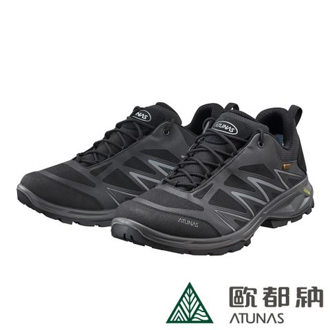 【ATUNAS 歐都納】男款低筒健行鞋A1GCDD08M黑