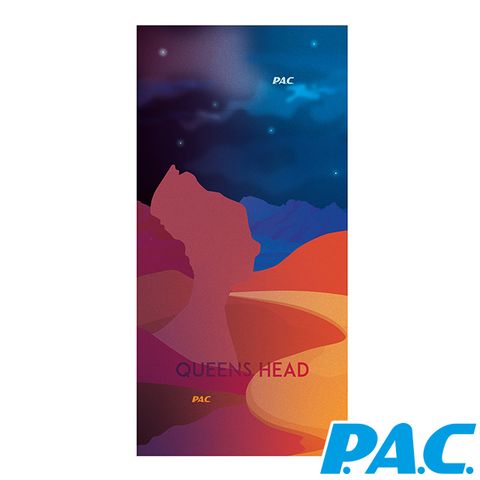 P.A.C. 【PAC 德國】魅力台灣頭巾 (PAC88341741 女王頭/透氣/快乾/無縫/親膚/減碳環保)