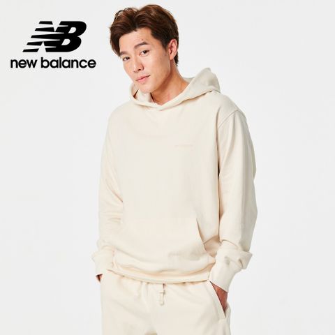 NEW BALANCE []連帽長袖上衣_男性_奶油杏_AMT23565GIE