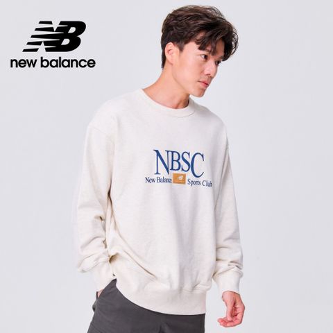 NEW BALANCE []NBSC休閒長袖上衣_男性_米灰色_AMT31556OTH