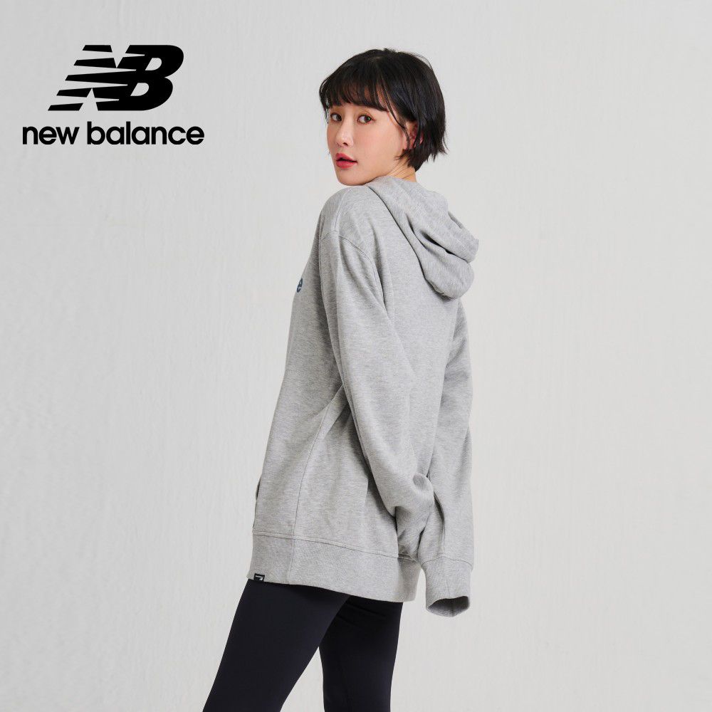 NEW BALANCE []休閒簡約連帽T_男性_淺灰色_MT33526AG