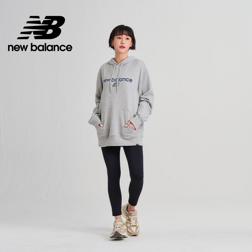 NEW BALANCE []休閒簡約連帽T_男性_淺灰色_MT33526AG