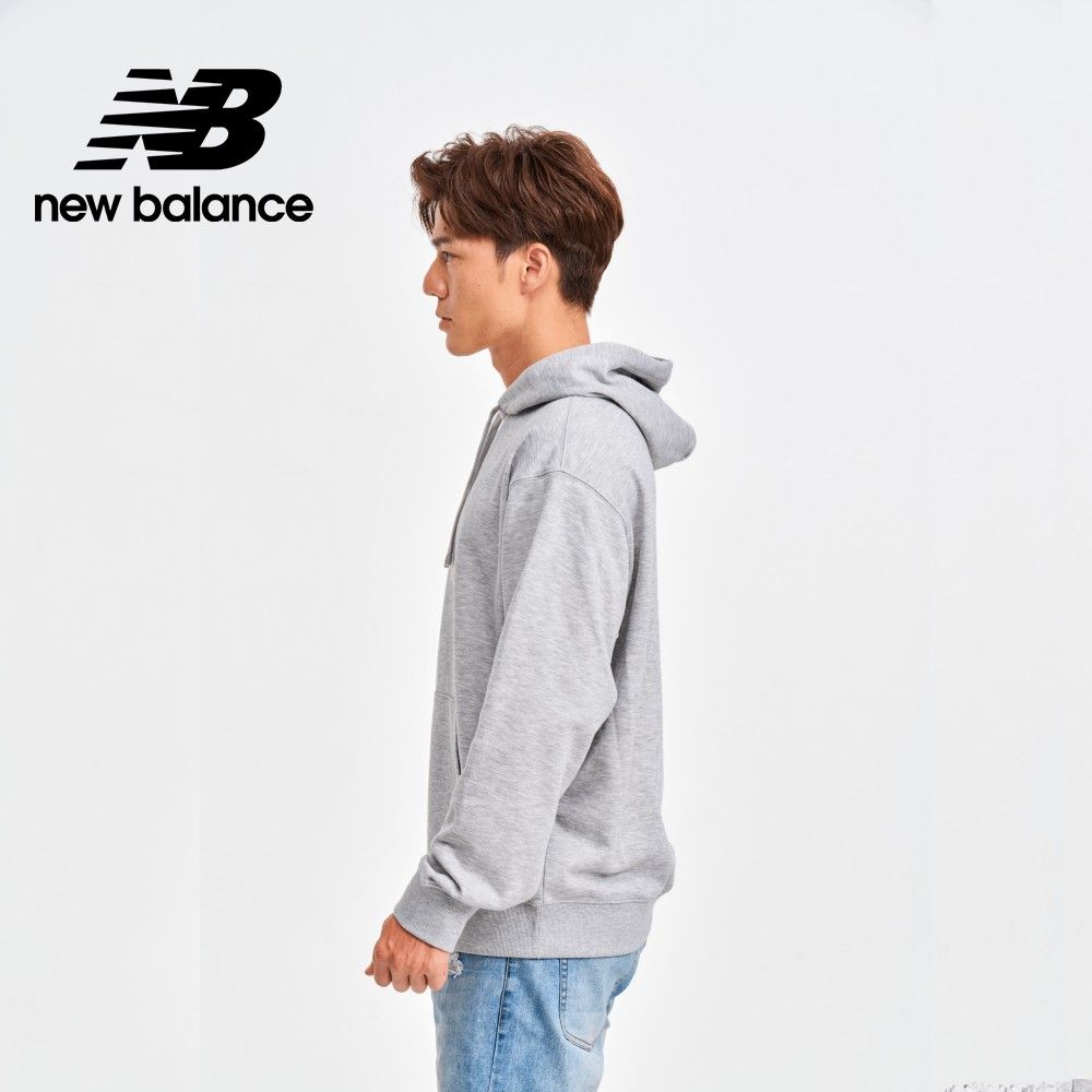 NEW BALANCE NB連帽長袖上衣_男性_灰色_MT41501AG