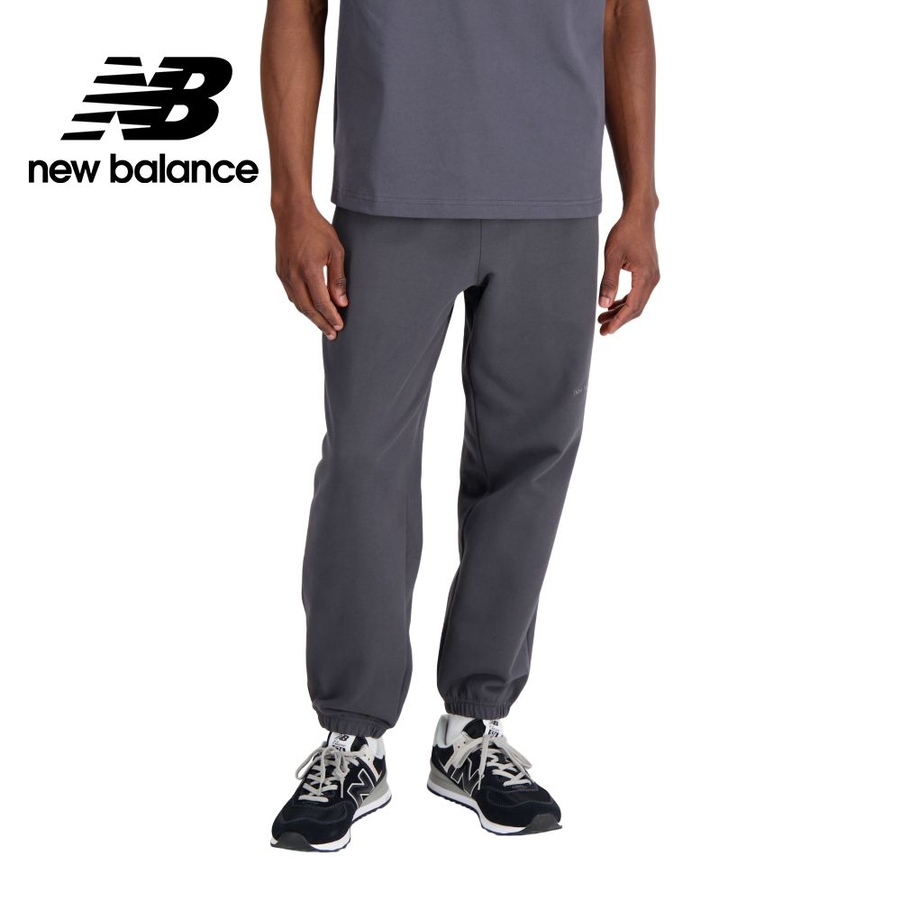 NEW BALANCE []鬆緊抽繩休閒長褲_男性_墨灰色_AMP33553ACK