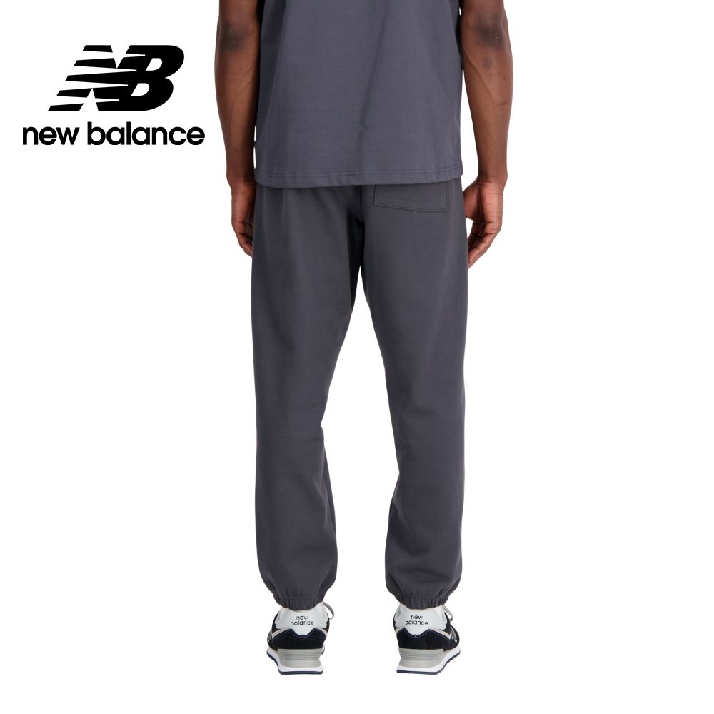 NEW BALANCE []鬆緊抽繩休閒長褲_男性_墨灰色_AMP33553ACK