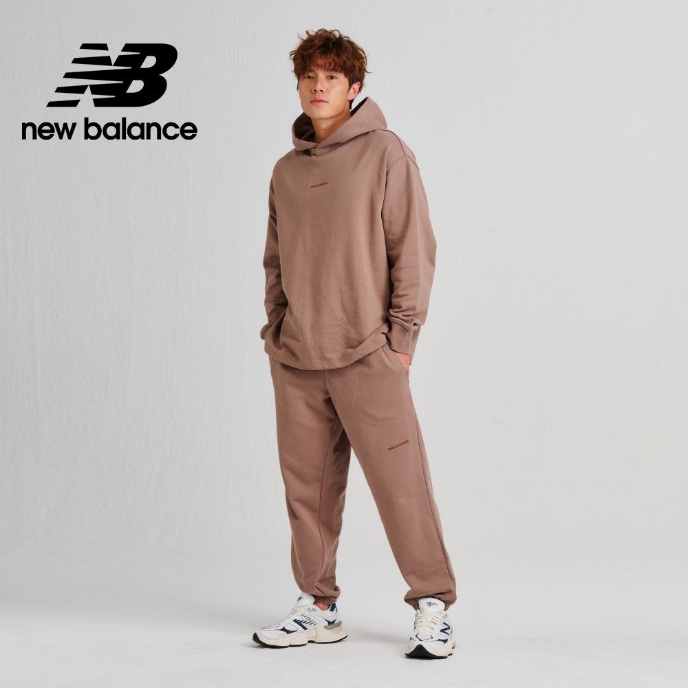 NEW BALANCE []鬆緊抽繩休閒長褲_男性_駝色_AMP33553MS