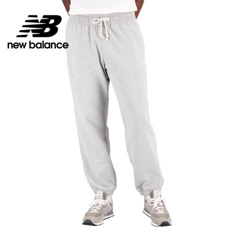 NEW BALANCE []鬆緊抽繩休閒長褲_男性_淺灰色_AMP31503AG