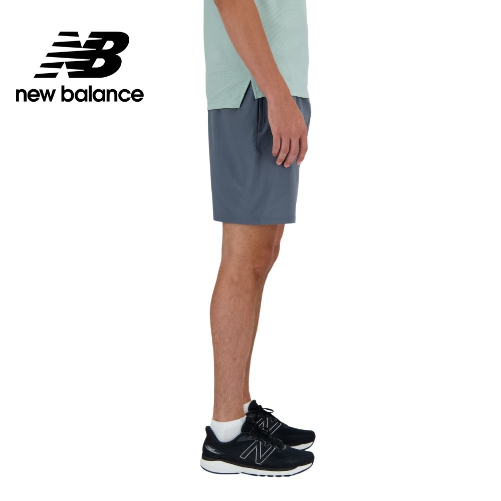 NEW BALANCE 吸濕排汗短褲_男性_深灰色_MS41234GT