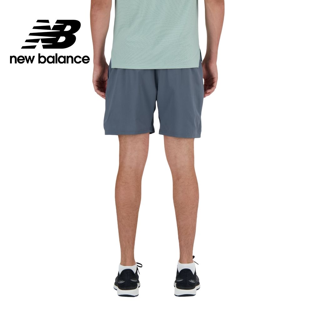 NEW BALANCE 吸濕排汗短褲_男性_深灰色_MS41234GT