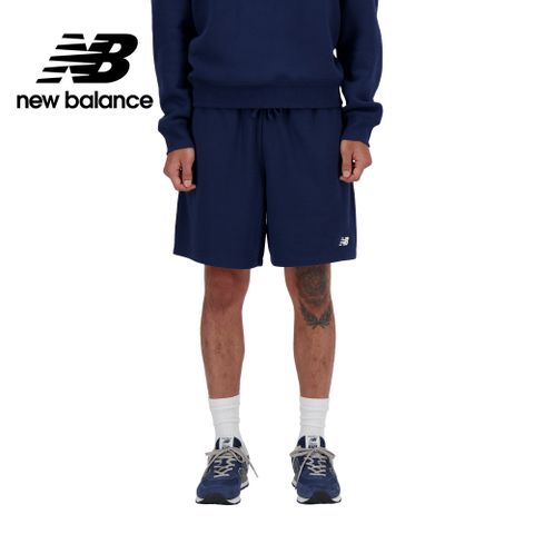 NEW BALANCE 棉質短褲_男性_深藍色_MS41520NNY