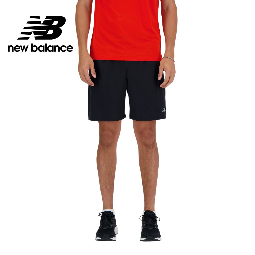 NEW BALANCE 7吋吸濕排汗慢跑短褲_男性_黑色_MS41232BK