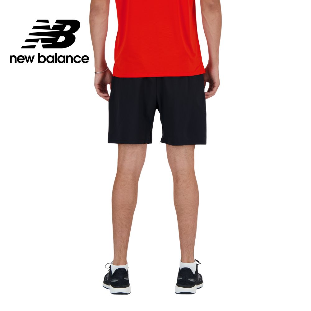 NEW BALANCE 7吋吸濕排汗慢跑短褲_男性_黑色_MS41232BK