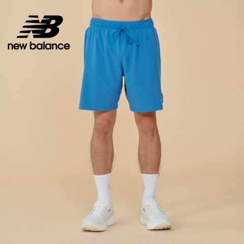 NEW BALANCE 7吋吸濕排汗RC短褲_男性_藍色_MS41283BEU