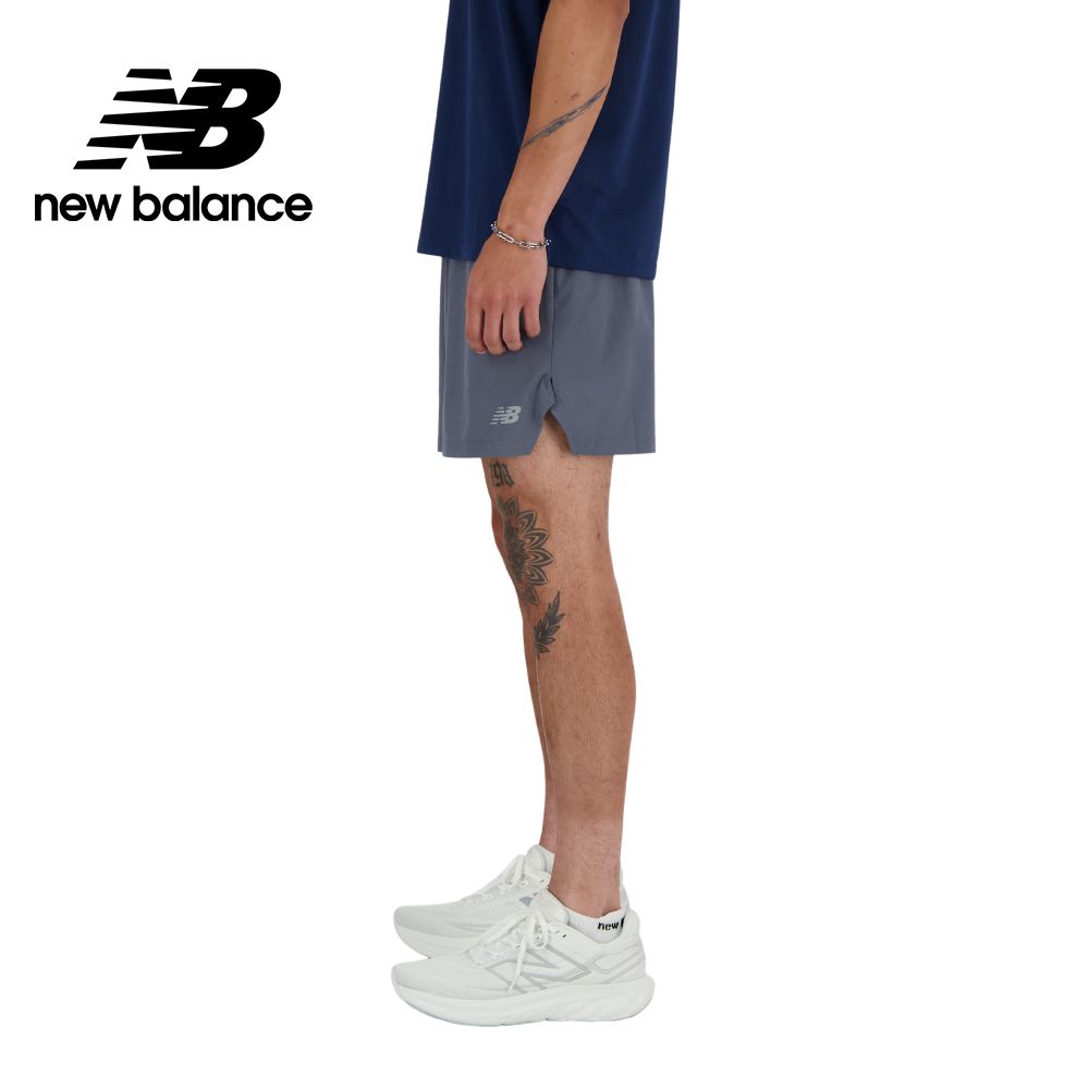 NEW BALANCE 7吋吸濕排汗RC短褲_男性_深灰色_MS41283GT