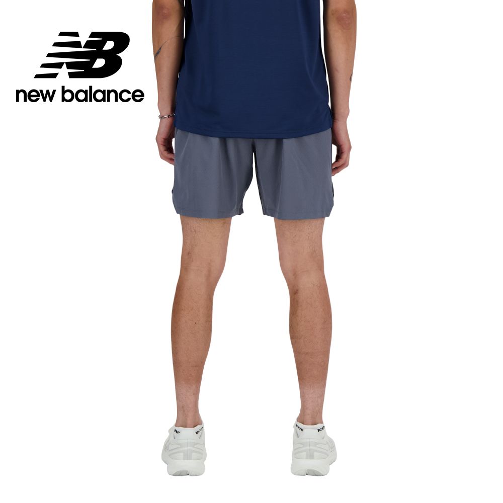 NEW BALANCE 7吋吸濕排汗RC短褲_男性_深灰色_MS41283GT