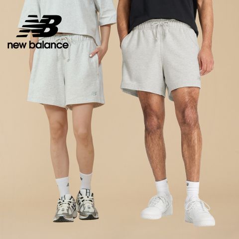 NEW BALANCE 棉質短褲_男性_淺灰色_MS41511AHH