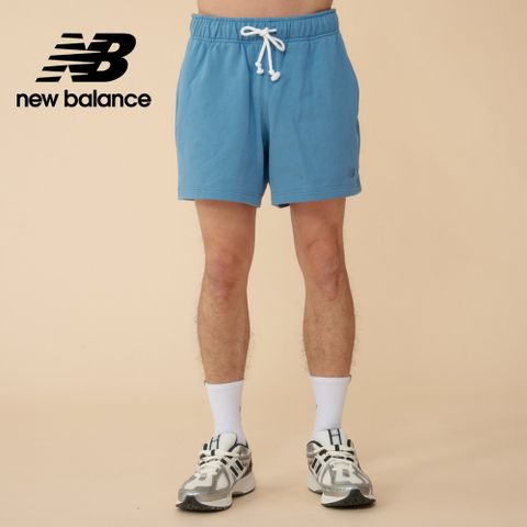 NEW BALANCE 棉質短褲_男性_藍色_MS41511HEB