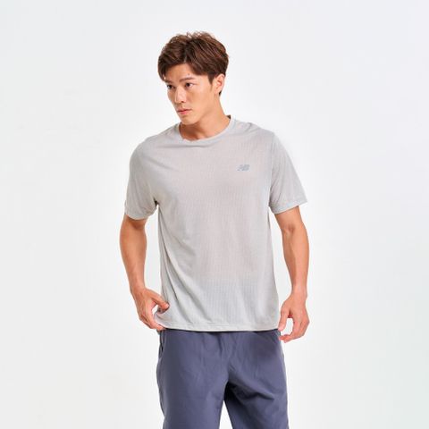 [New Balance]ICEX短袖T_男性_灰色_AMT21262AG