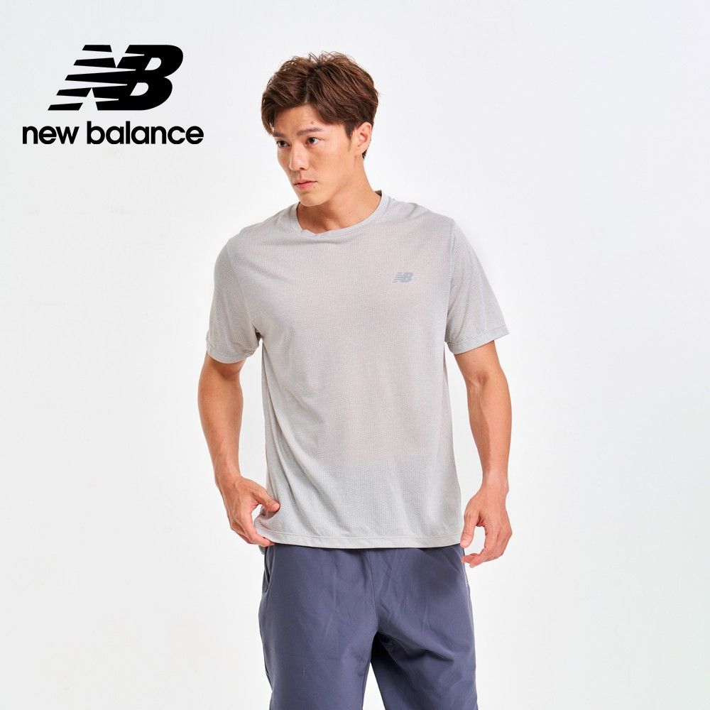 NEW BALANCE []ICEX短袖T_男性_灰色_AMT21262AG