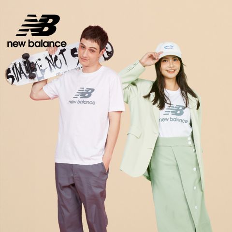 NEW BALANCE LOGO短袖上衣_男性_白色_MT41502WT