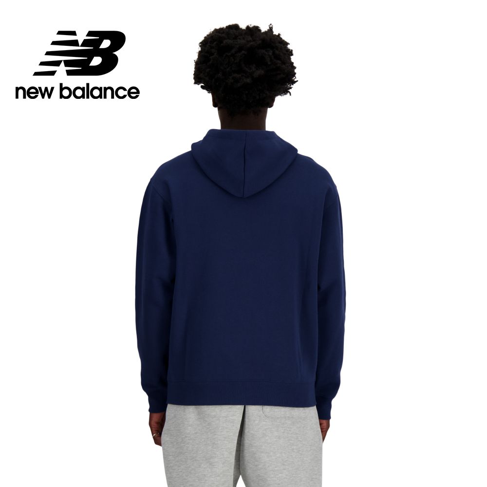 New Balance 拉鍊連帽長袖外套_男性_藍色_MJ41501NNY