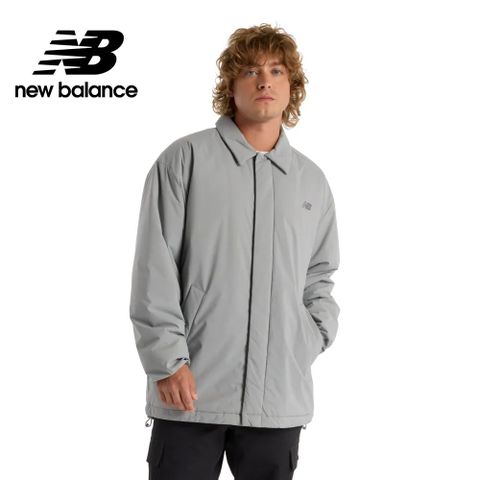 New Balance 紐巴倫 [New Balance]防潑水保暖外套_男性_灰色_MJ43504YST