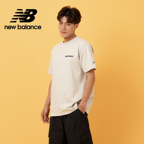 [New Balance]SDS短袖上衣_男性_裸卡其_AMT53315SHY