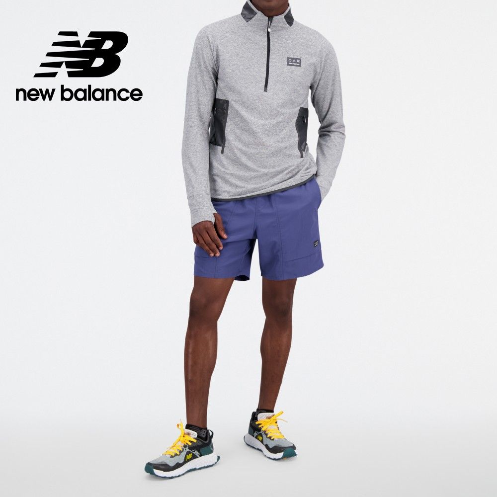 NEW BALANCE []大口袋休閒短褲_男性_藍紫色_MS31509VTI