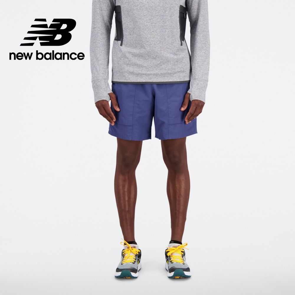 NEW BALANCE []大口袋休閒短褲_男性_藍紫色_MS31509VTI