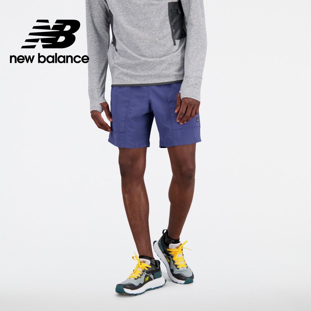 NEW BALANCE []大口袋休閒短褲_男性_藍紫色_MS31509VTI