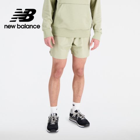 NEW BALANCE []鬆緊抽繩口袋休閒短褲_MS33513FUG_男性_綠色