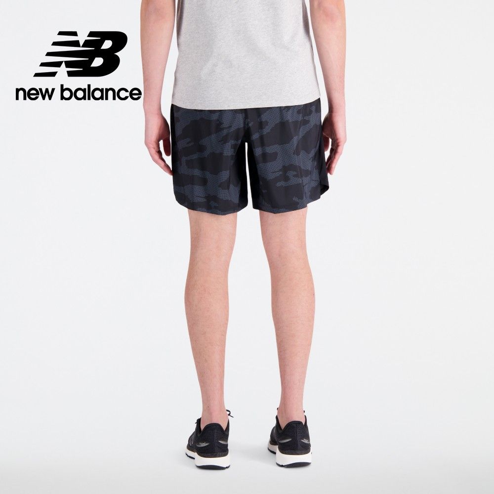 NEW BALANCE []吸濕排汗7吋短褲_MS23231BM_男性_花黑色