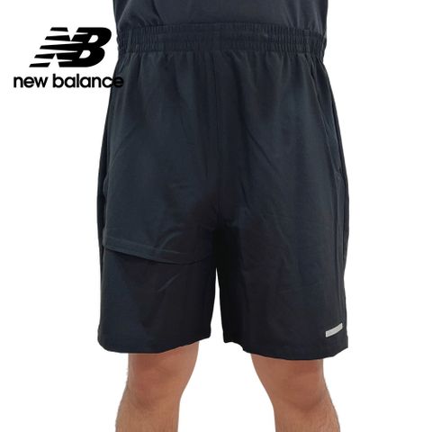 NEW BALANCE []MIT抽繩吸排短褲_5862420289_男性_黑色