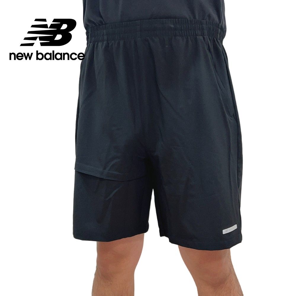 NEW BALANCE []MIT抽繩吸排短褲_5862420289_男性_黑色