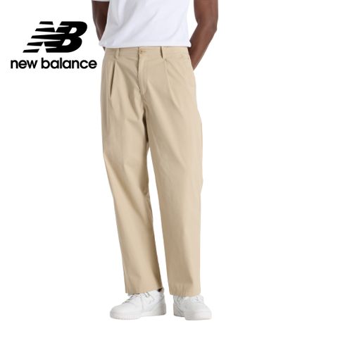[New Balance]挺版直筒長褲_男性_卡其色_MP51563SOT