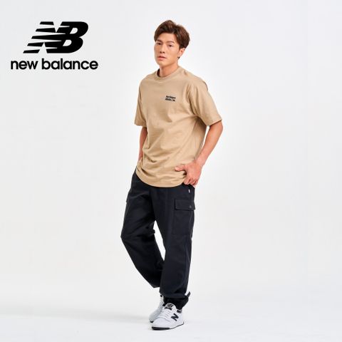 NEW BALANCE 工裝風大口袋長褲_男性_黑色_AMP41579BK