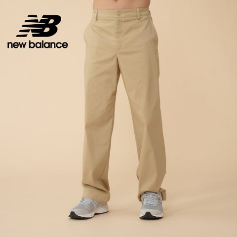 NEW BALANCE 挺版錐形長褲_男性_卡其色_AMP43554SOT