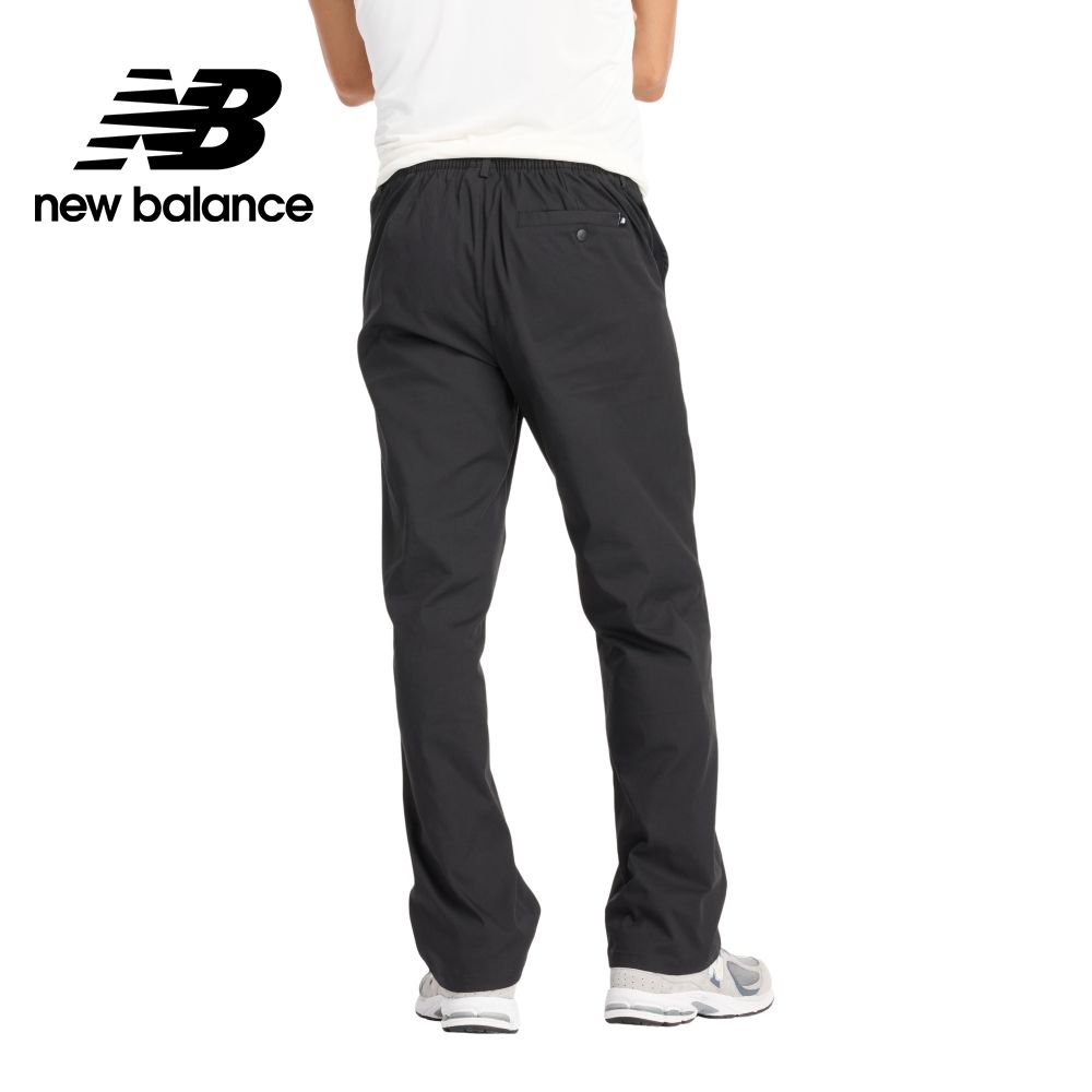 NEW BALANCE 挺版直筒長褲_男性_黑色_MP43560BK