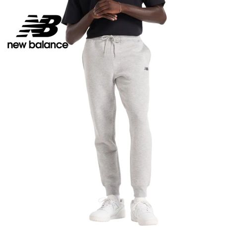 New Balance 紐巴倫 【New Balance】刷毛休閒長褲_男性_淺灰色_MP43904AG